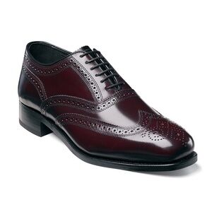 Florsheim Men's Lexington Wing-Tip Oxford- Size 9.5 Extra Wide